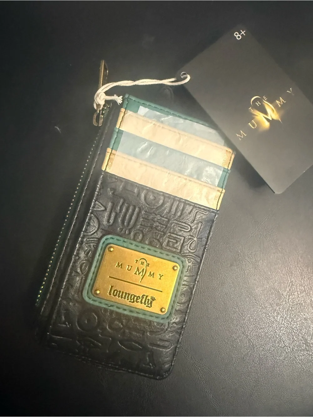 Loungefly The Mummy Book of the living Backpack with matching wallet set rare